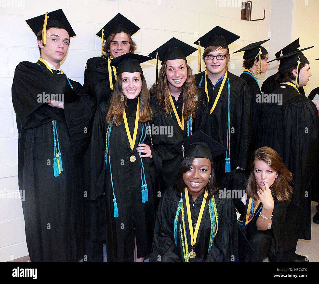 Florida, Stati Uniti d'America. Xx Dec, 2016. Dreyfoos la scuola delle arti di laurea al Kravis Center il 20 maggio 2010. © Palm Beach post/ZUMA filo/Alamy Live News Foto Stock