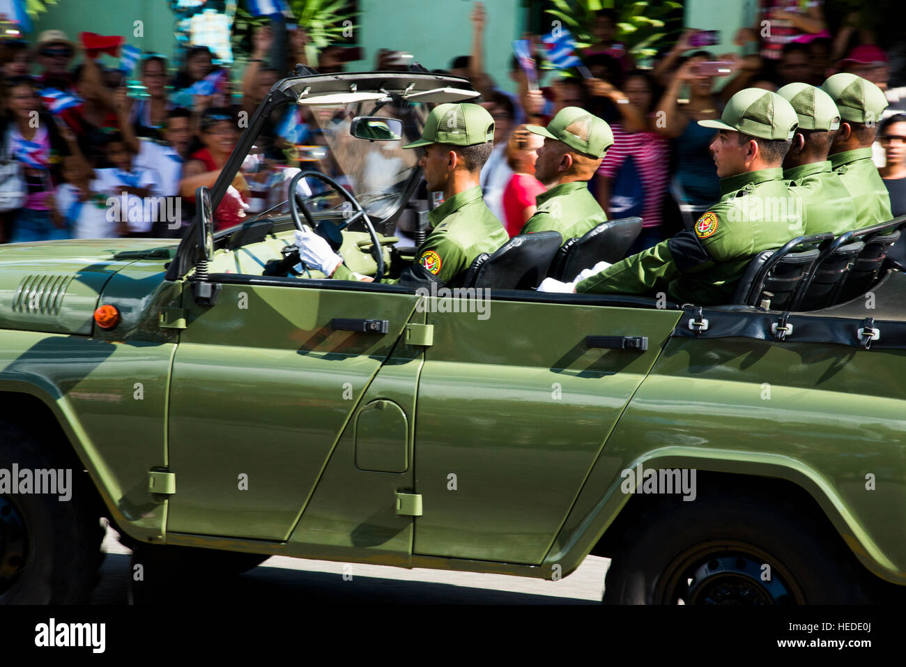 Fidel Castro funerali Foto Stock