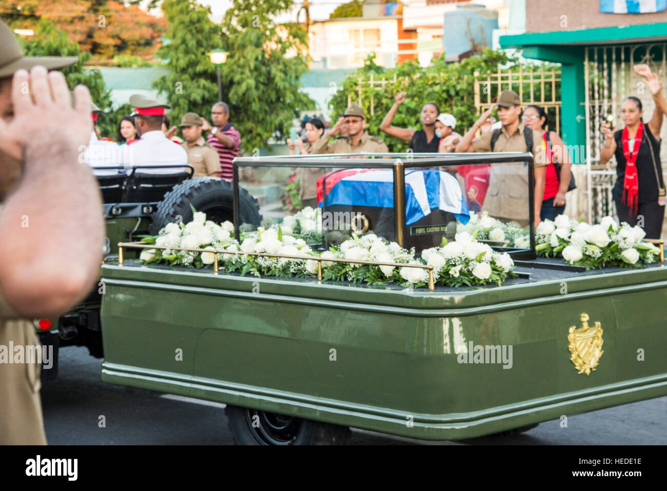 Fidel Castro funerali Foto Stock