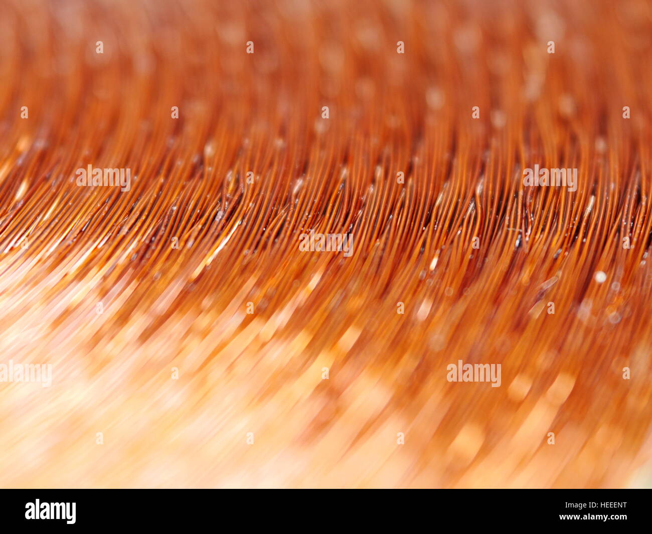 Rame metallo induttore Foto Stock