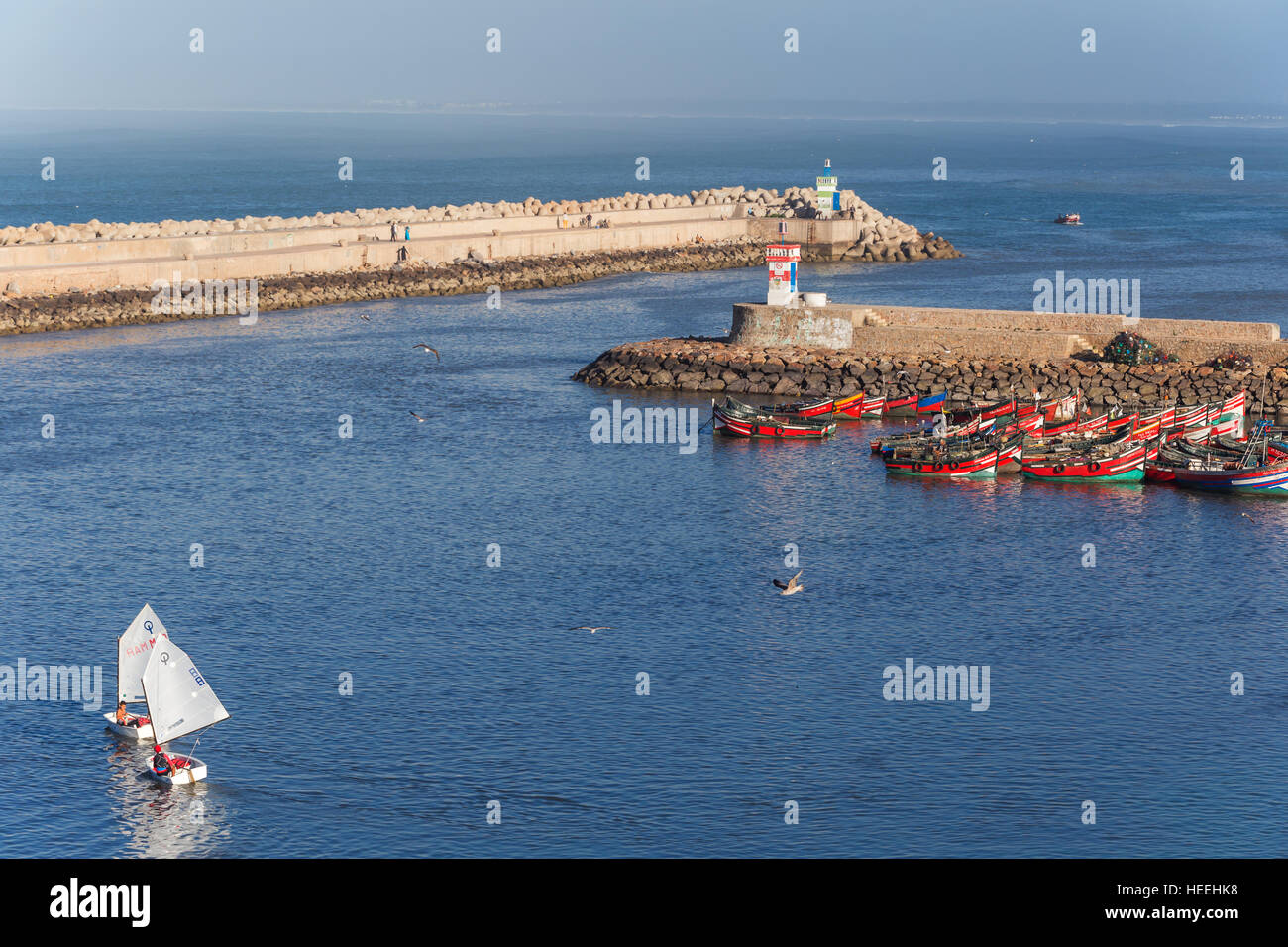 Porto, Al Jadida, Marocco Foto Stock