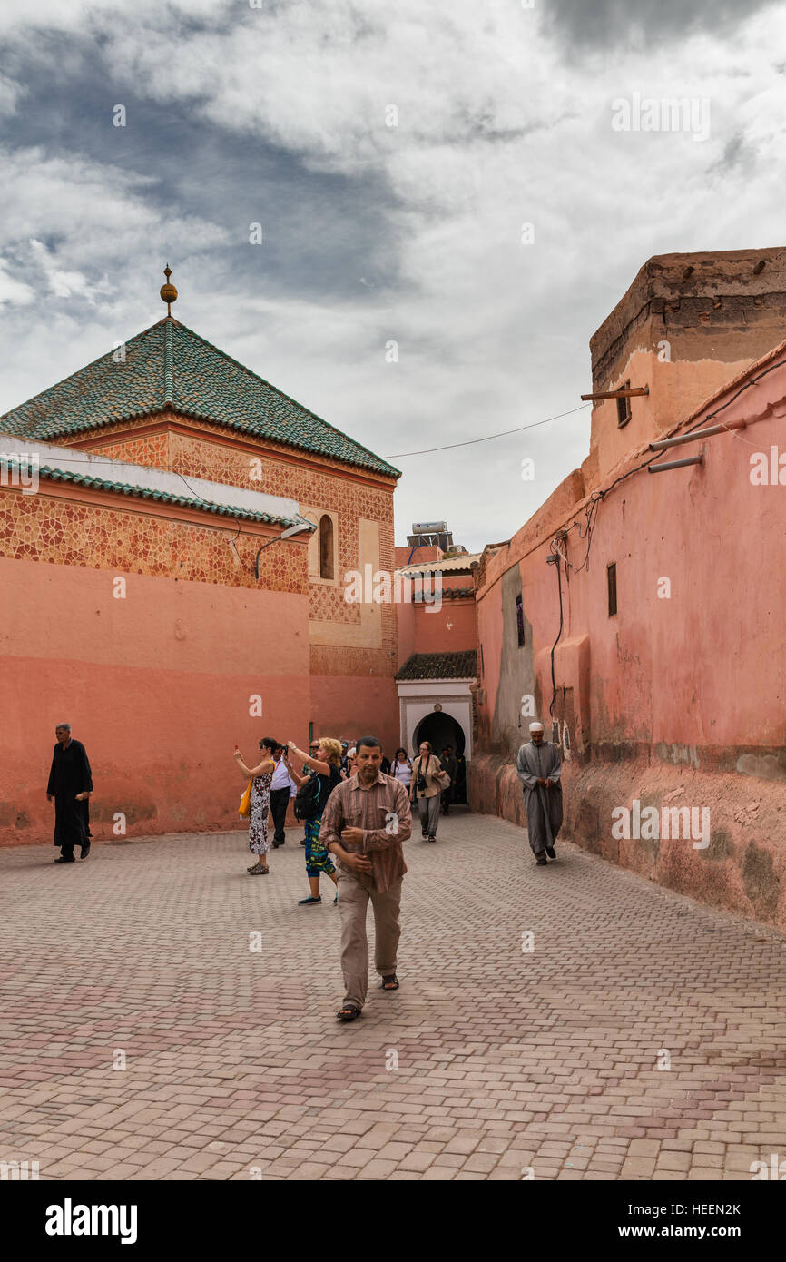 Medina, città vecchia, Marrakech, Marocco Foto Stock