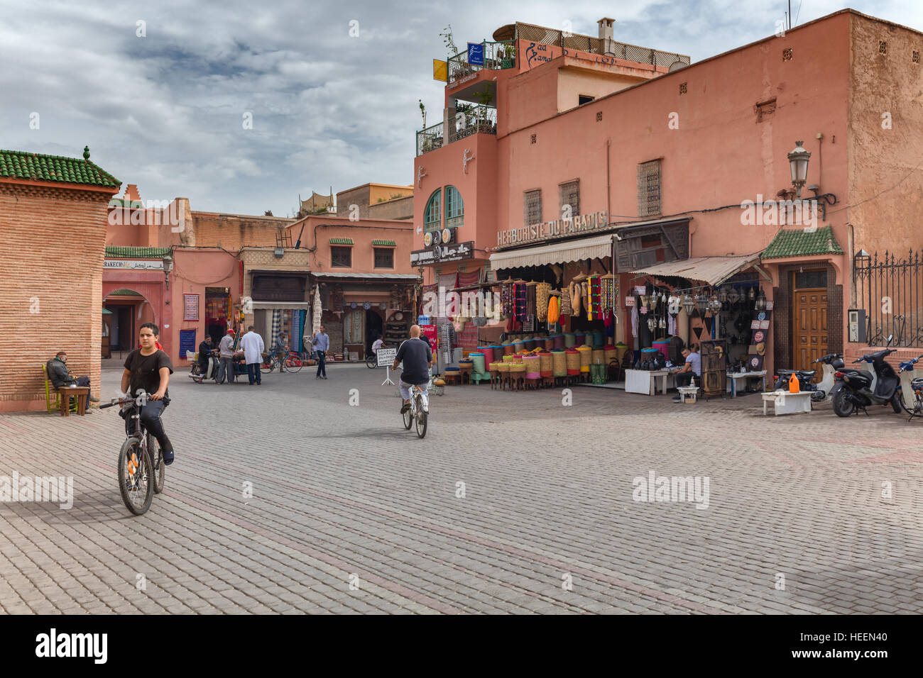 Medina, città vecchia, Marrakech, Marocco Foto Stock