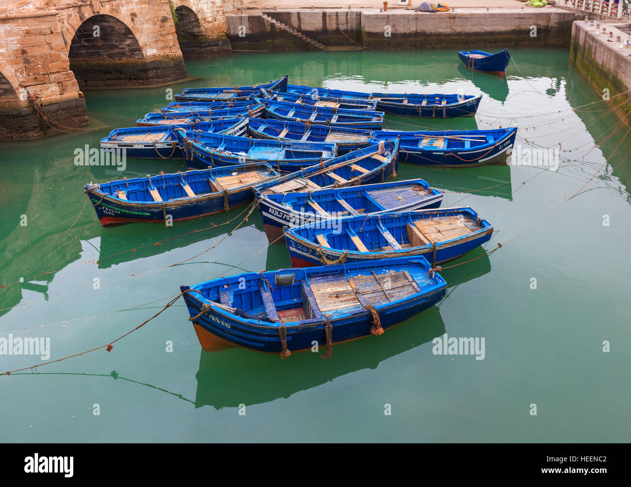 Porto, Essaouira, Marocco Foto Stock
