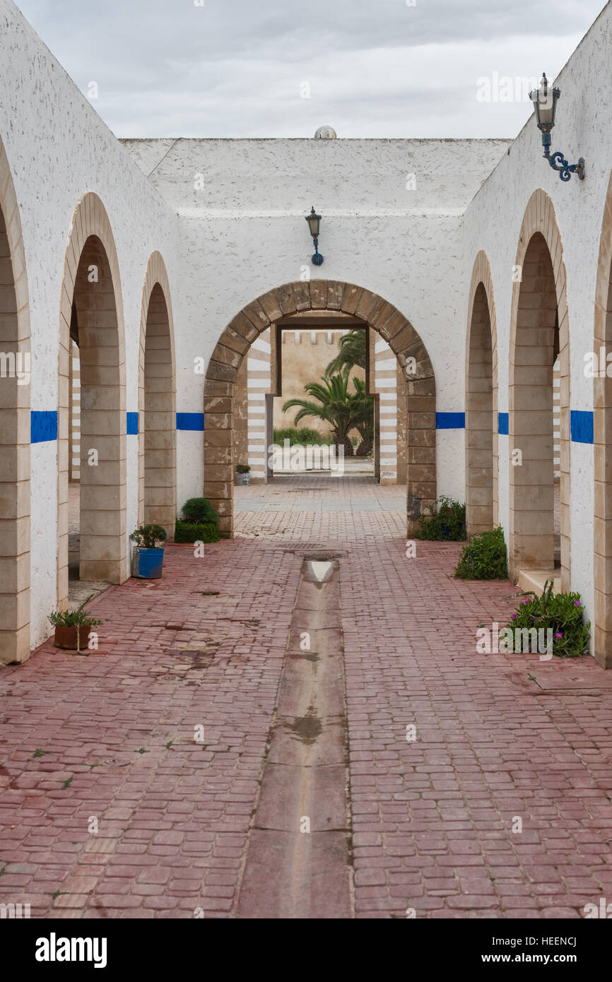 Medina, città vecchia, Essaouira, Marocco Foto Stock