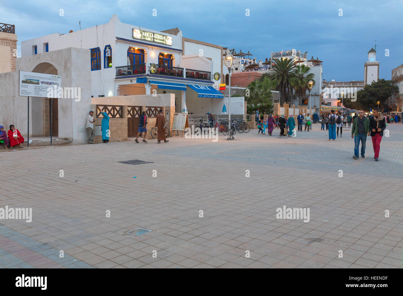 Medina, città vecchia, Essaouira, Marocco Foto Stock