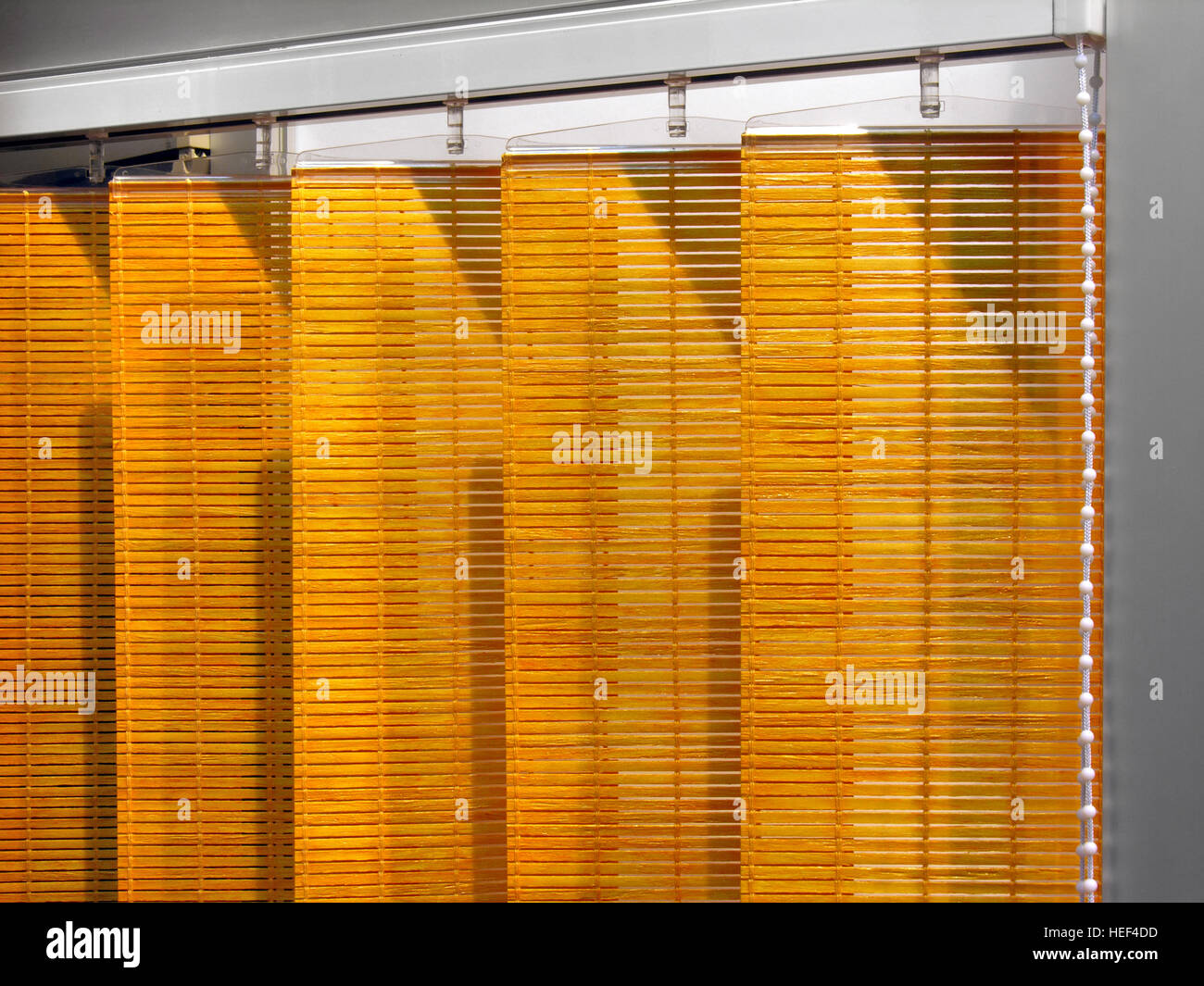 Parte del legno veneziane system Foto Stock