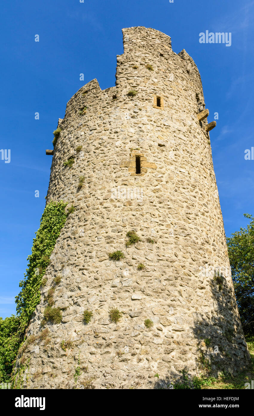 La medievale Torre Pierregourde, Tournon-sur-Rhône, Ardèche, Francia Foto Stock