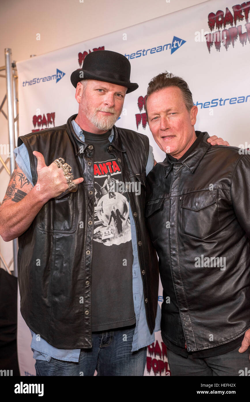 Brett Wagner, Robert Patrick assiste Scary persone party a theStream.tv Dicembre 19, 2016 in Hollywood, la California. Foto Stock