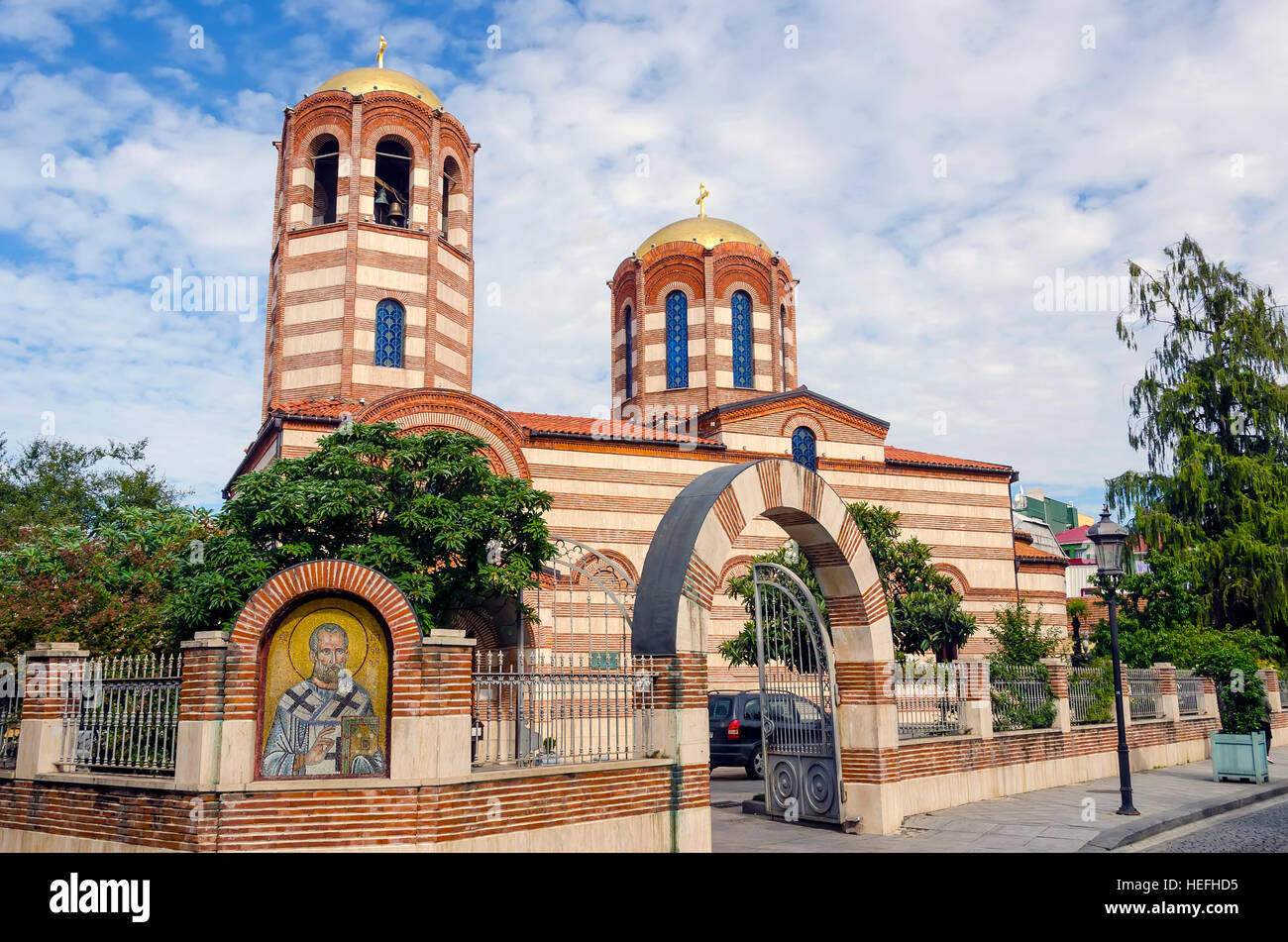 San Nicola della Chiesa Ortodossa a Batumi Georgia costruite durante il periodo Ottomano (1865-1871). Foto Stock