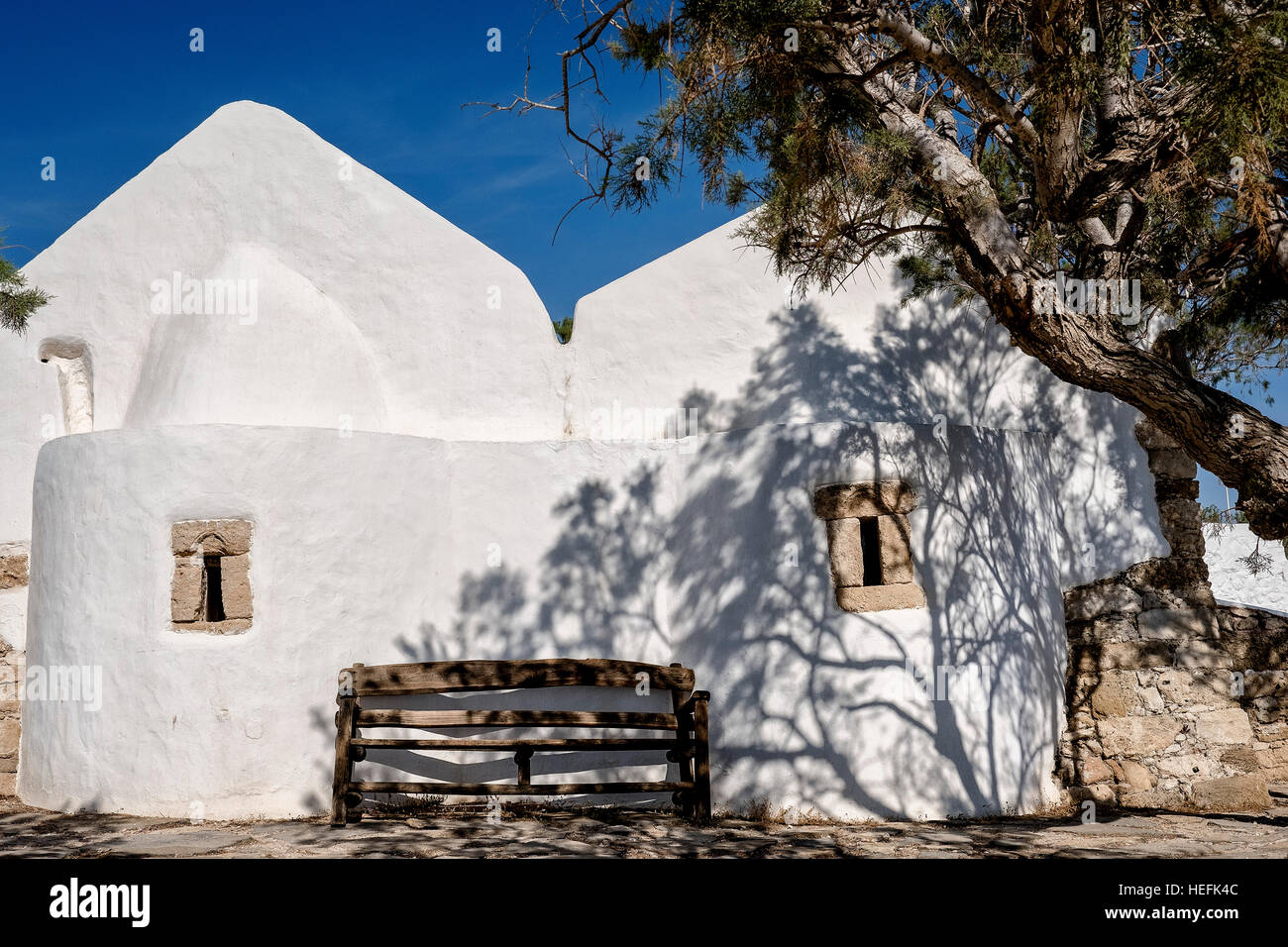 Vedute di località in creta nelle soleggiate giornate estive Foto Stock