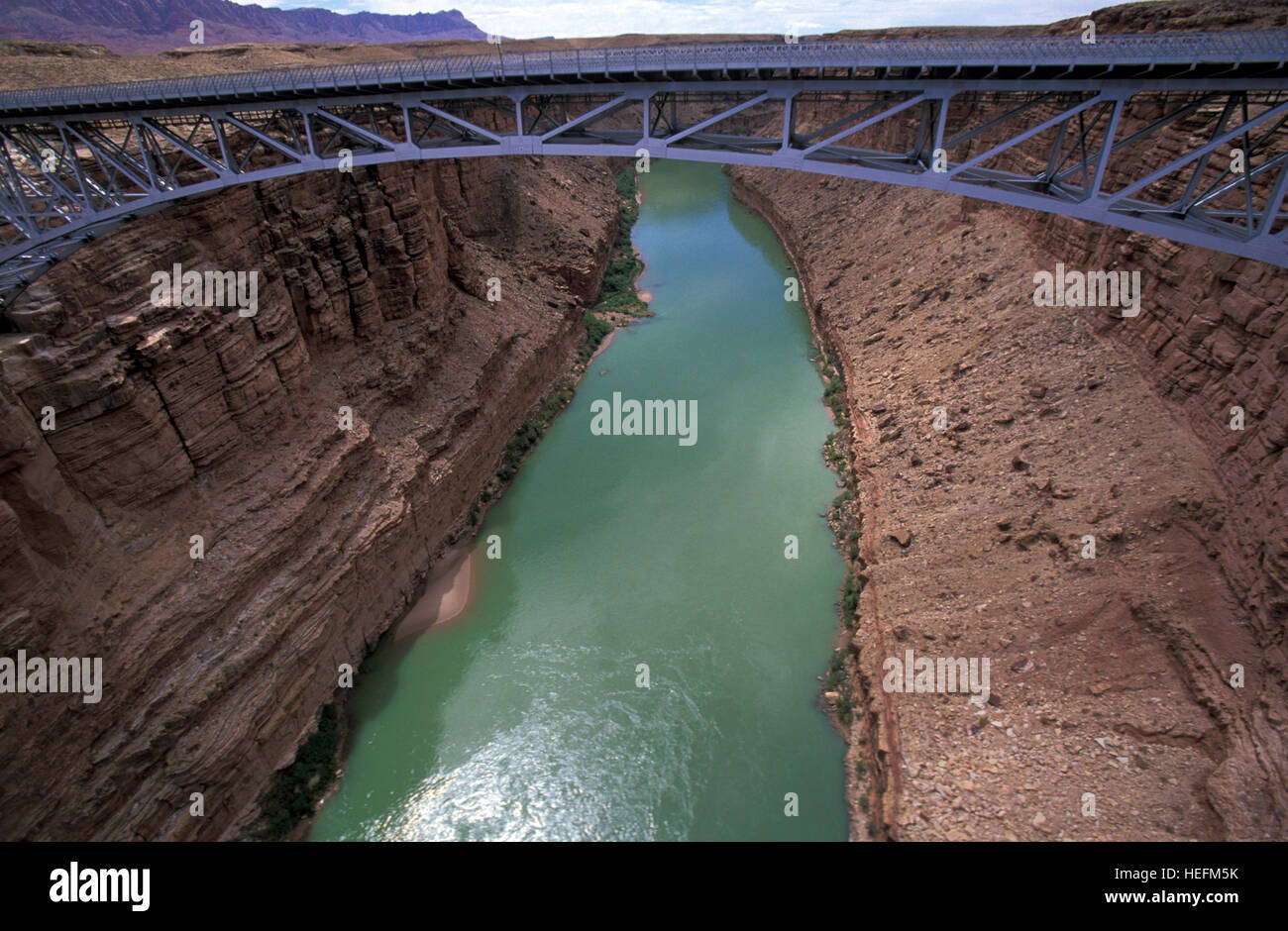 Autostrada 89A PONTE Navajo, Grand Canyon del Fiume Colorado. Parco Nazionale del Grand Canyon, Arizona, Stati Uniti d'America Foto Stock