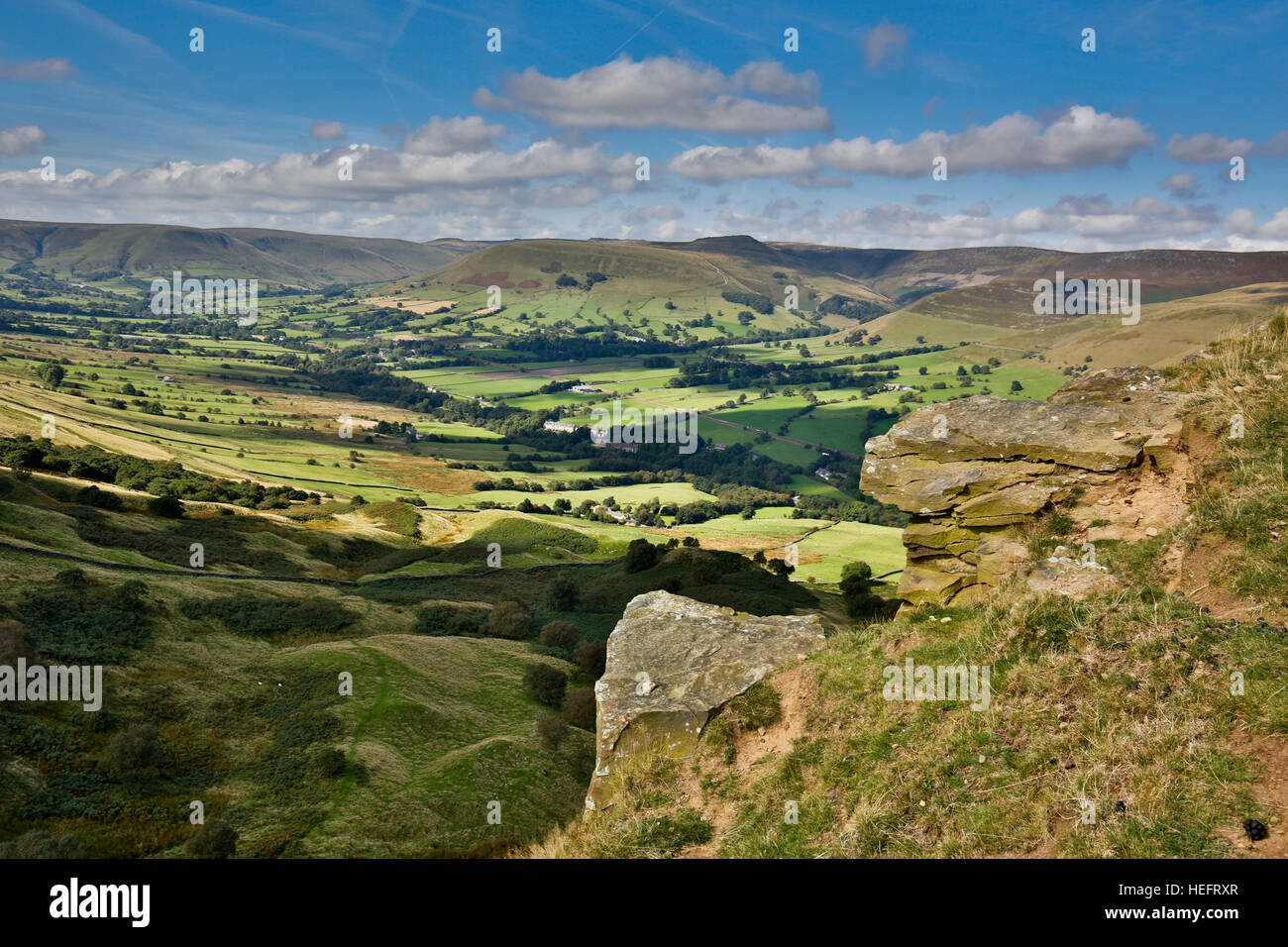 Torna Tor; Peak District; Regno Unito Foto Stock