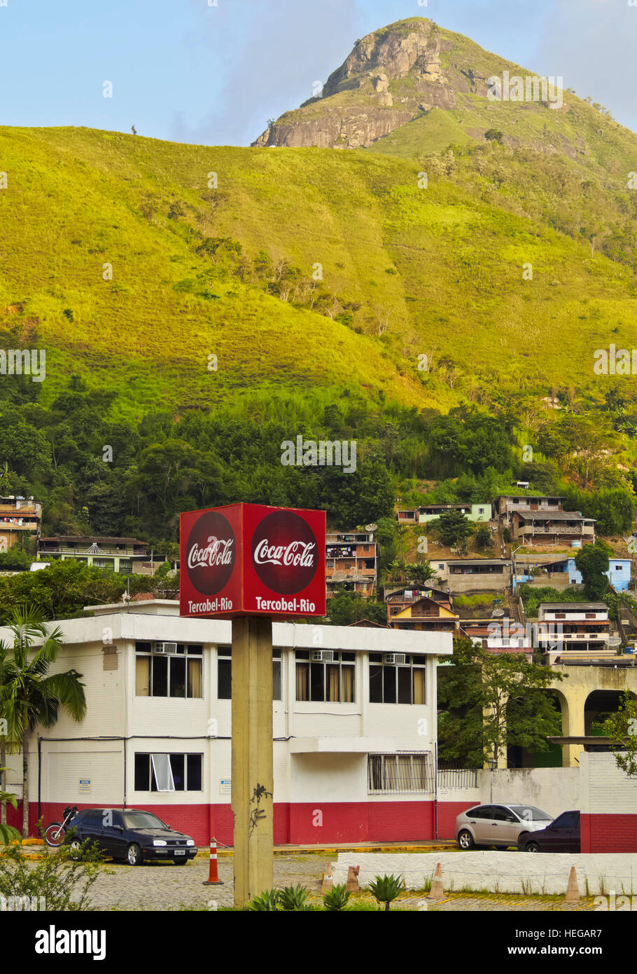 Il Brasile, Stato di Rio de Janeiro, Petropolis Area, vista di Correas. Foto Stock