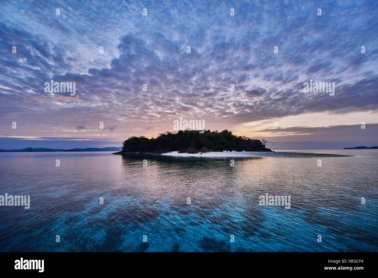 Fratello isola deserta tra El Nido in PALAWAN FILIPPINE Foto Stock