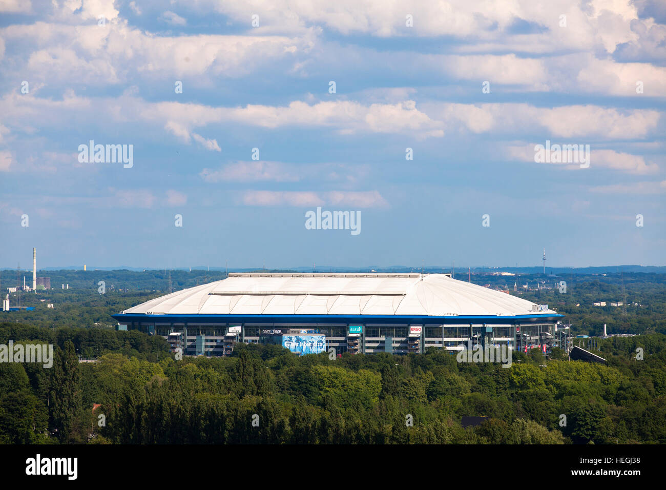 Germania, Gelsenkirchen, il soccer stadium Veltins-Arena, Arena Auf Schalke. Foto Stock