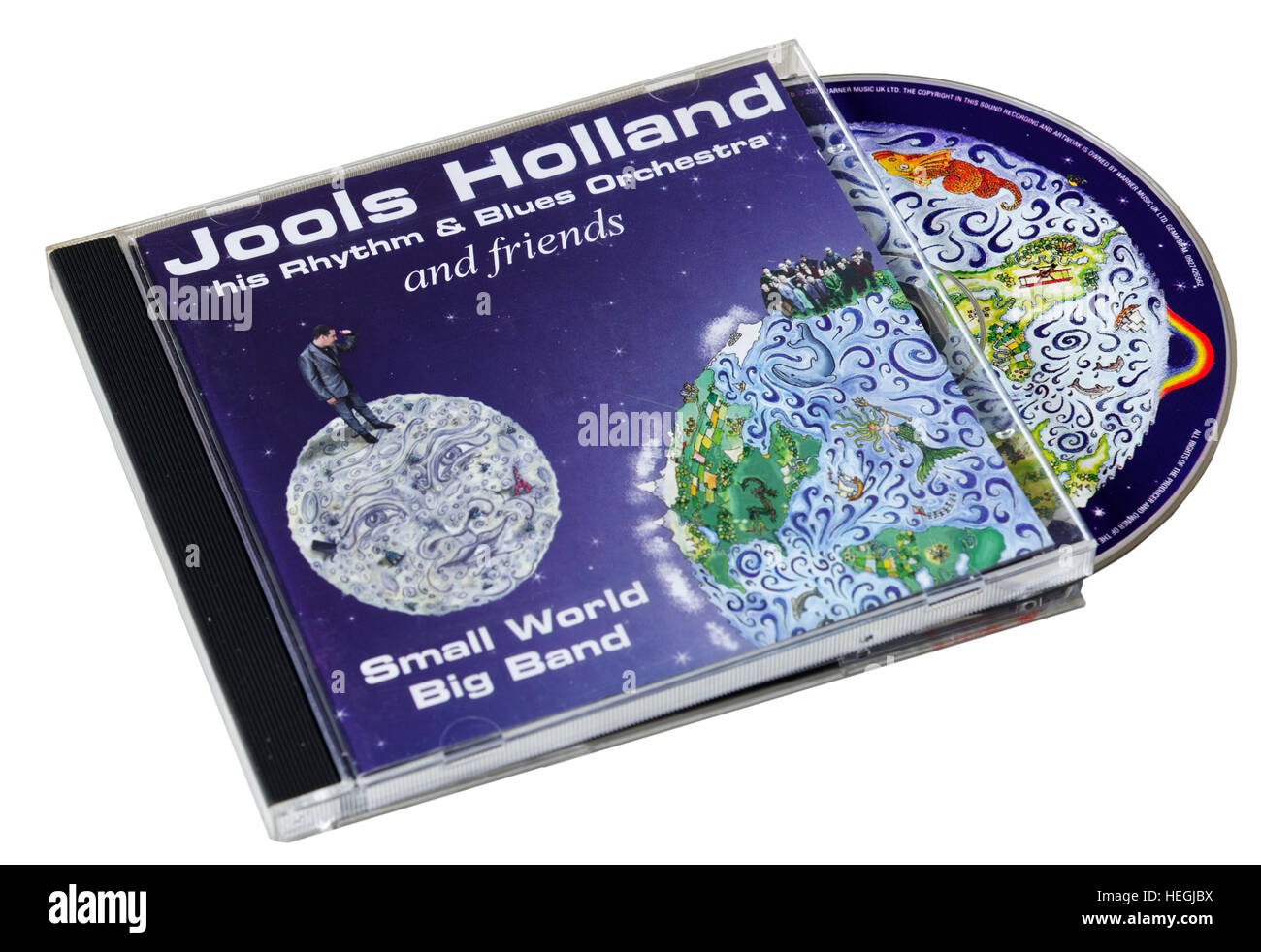 Jools Holland e la sua Rhythm and Blues Orchestra Piccolo Mondo Big Band CD Foto Stock