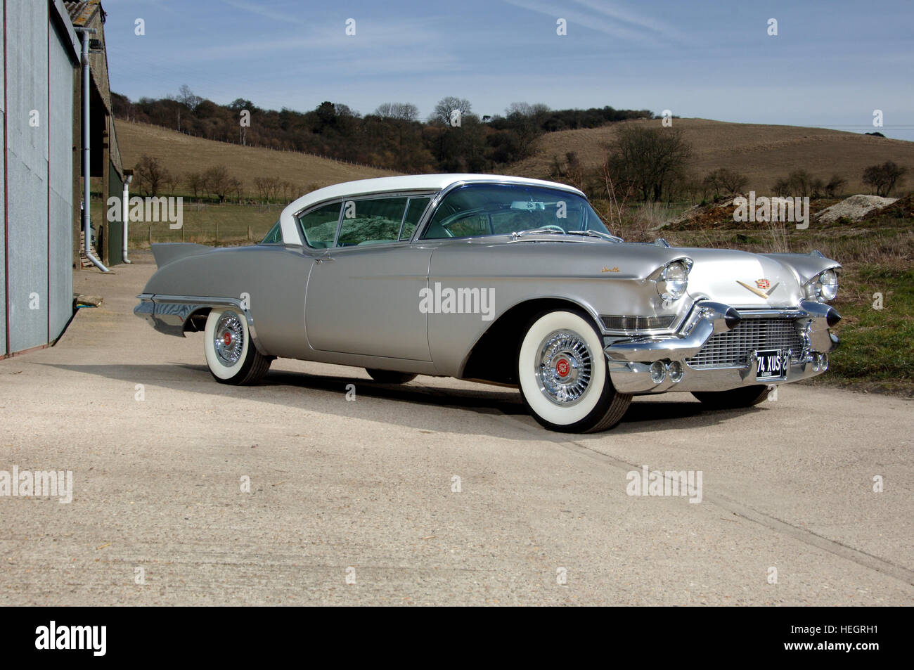 1957 Cadillac Eldorado Seville American automobile di lusso Foto Stock