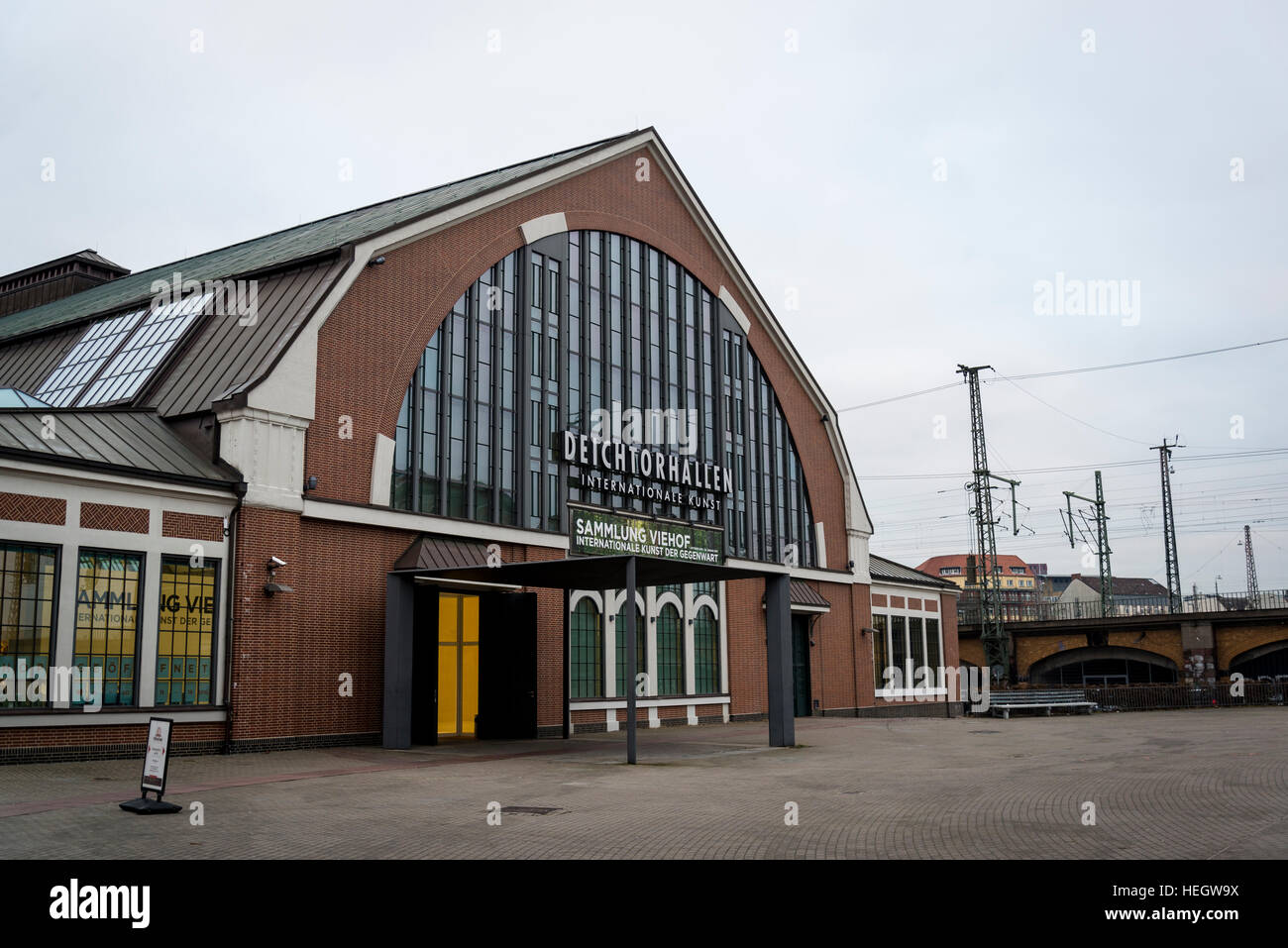 Deichtorhallen galleria d'arte contemporanea, Amburgo, Germania Foto Stock