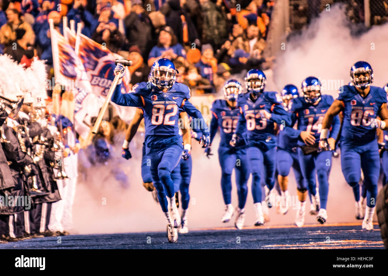 Boise State partita di calcio, Albertson Stadium, 2016 Boise, Idaho, Stati Uniti d'America Foto Stock