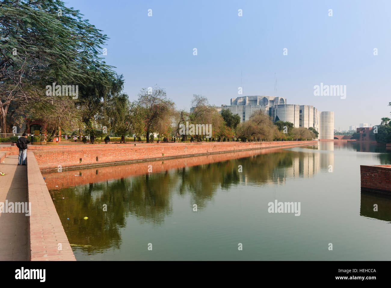 Dhaka: Jatiya Sangsad Bhaban, l'edificio dell'Assemblea Nazionale, Dhaka Divisione, Bangladesh Foto Stock