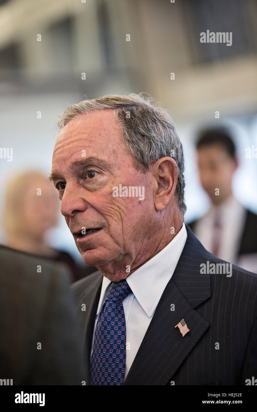 Michael Bloomberg a Londra, dicembre, 2016 foto di David Levenson Foto Stock