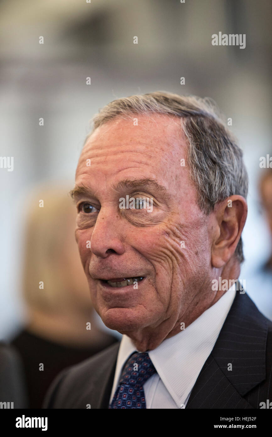 Michael Bloomberg a Londra, dicembre, 2016 foto di David Levenson Foto Stock