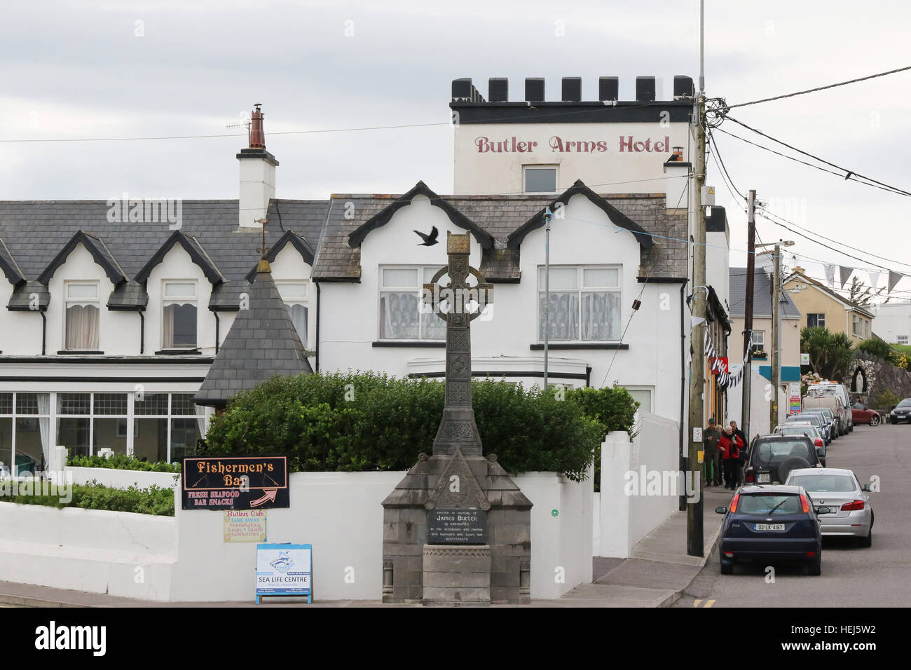 Il Butler Arms Hotel in Waterville County Kerry, Irlanda. Foto Stock