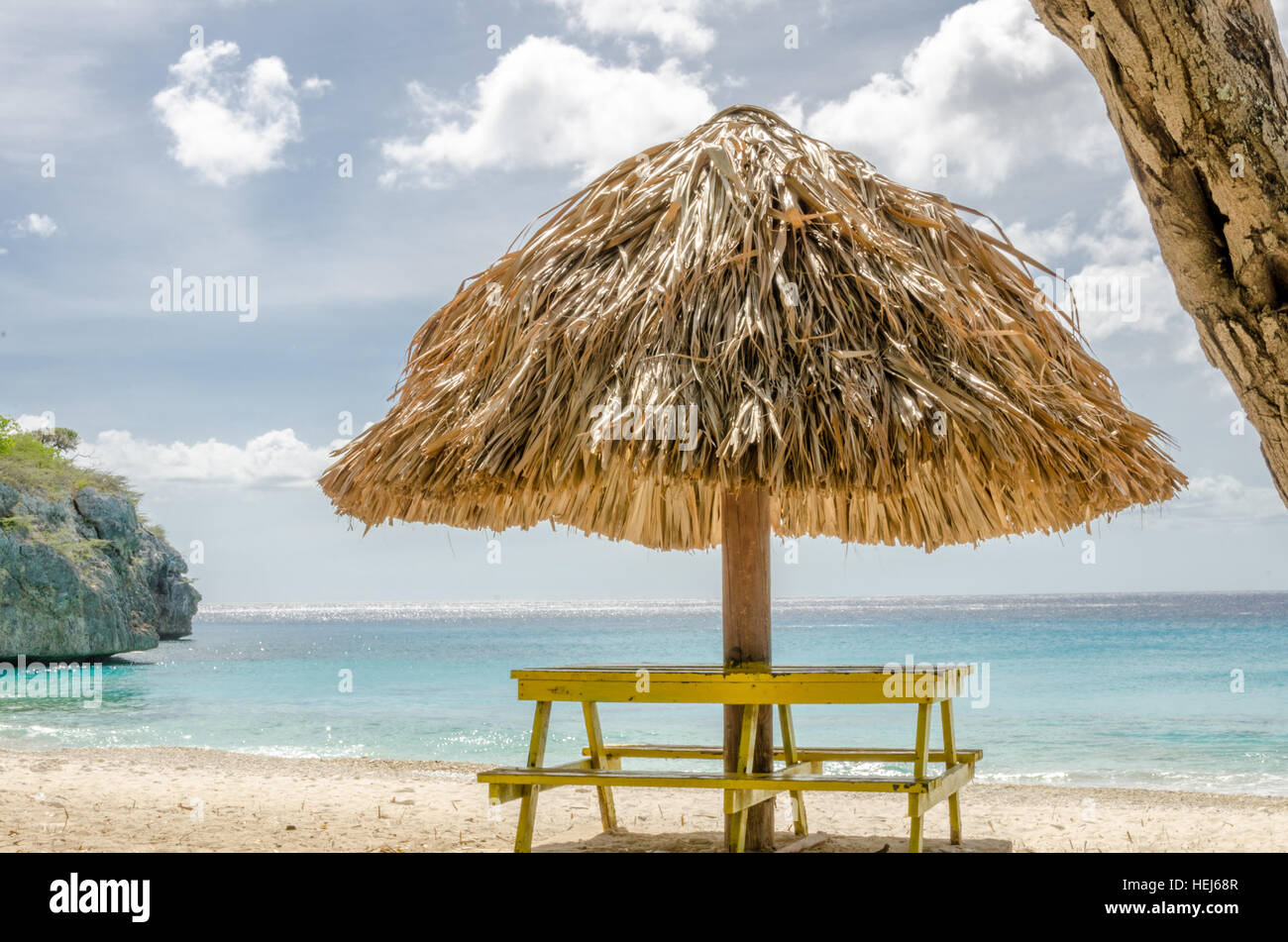 Grand Knip Beach a Curacao in Antille Olandesi, isola dei Caraibi. Foto Stock