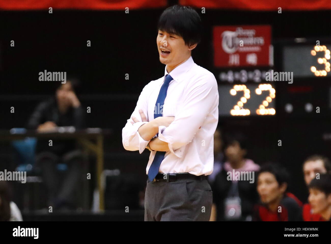 Takuma Ito (Alvark), 23 dicembre 2016 - Basket : 2016-17 B.LEAGUE Prima Divisione corrispondenza tra Kawasaki Brave Thunders 87-70 Alvark Tokyo team a Todoroki Arena di Kanagawa, Giappone. (Foto di Sho Tamura/AFLO SPORT) Foto Stock