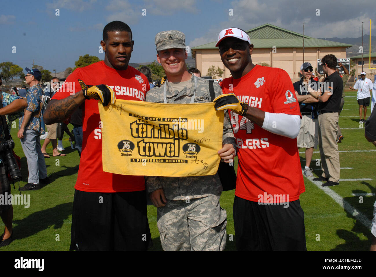 Questa voce si riferisce all'evento Pro Bowl 2013, che mette in evidenza alcuni giocatori della NFL che partecipano all'annuale partita di football All-Star. Foto Stock