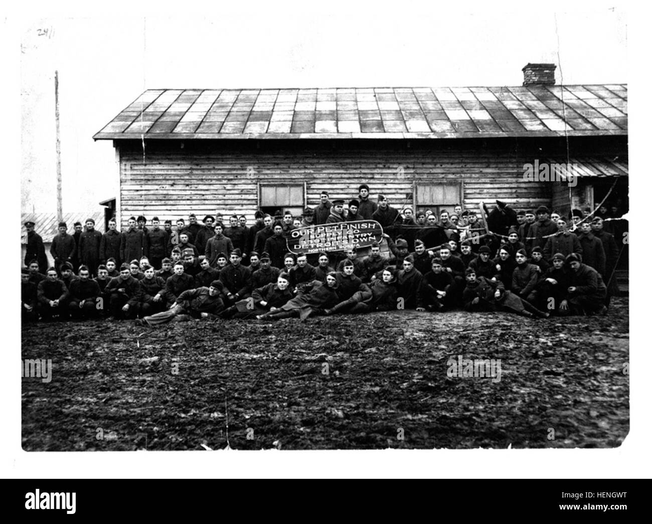 Gli uomini della fanteria 339nella Russia settentrionale Foto Stock