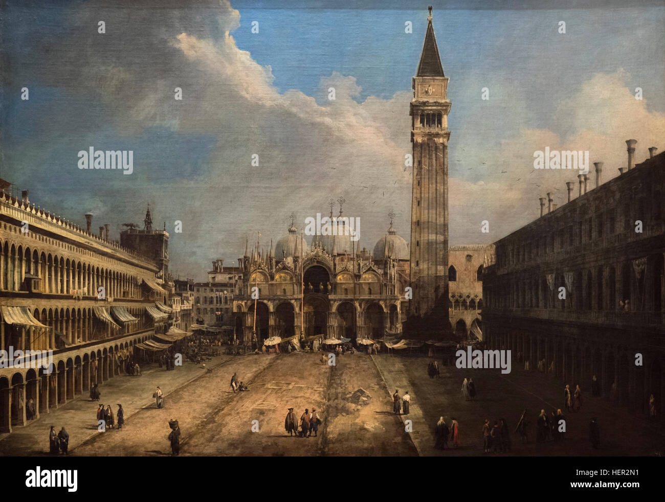 Il canaletto (1697-1768), Piazza San Marco a Venezia, ca. 1723-24. Foto Stock