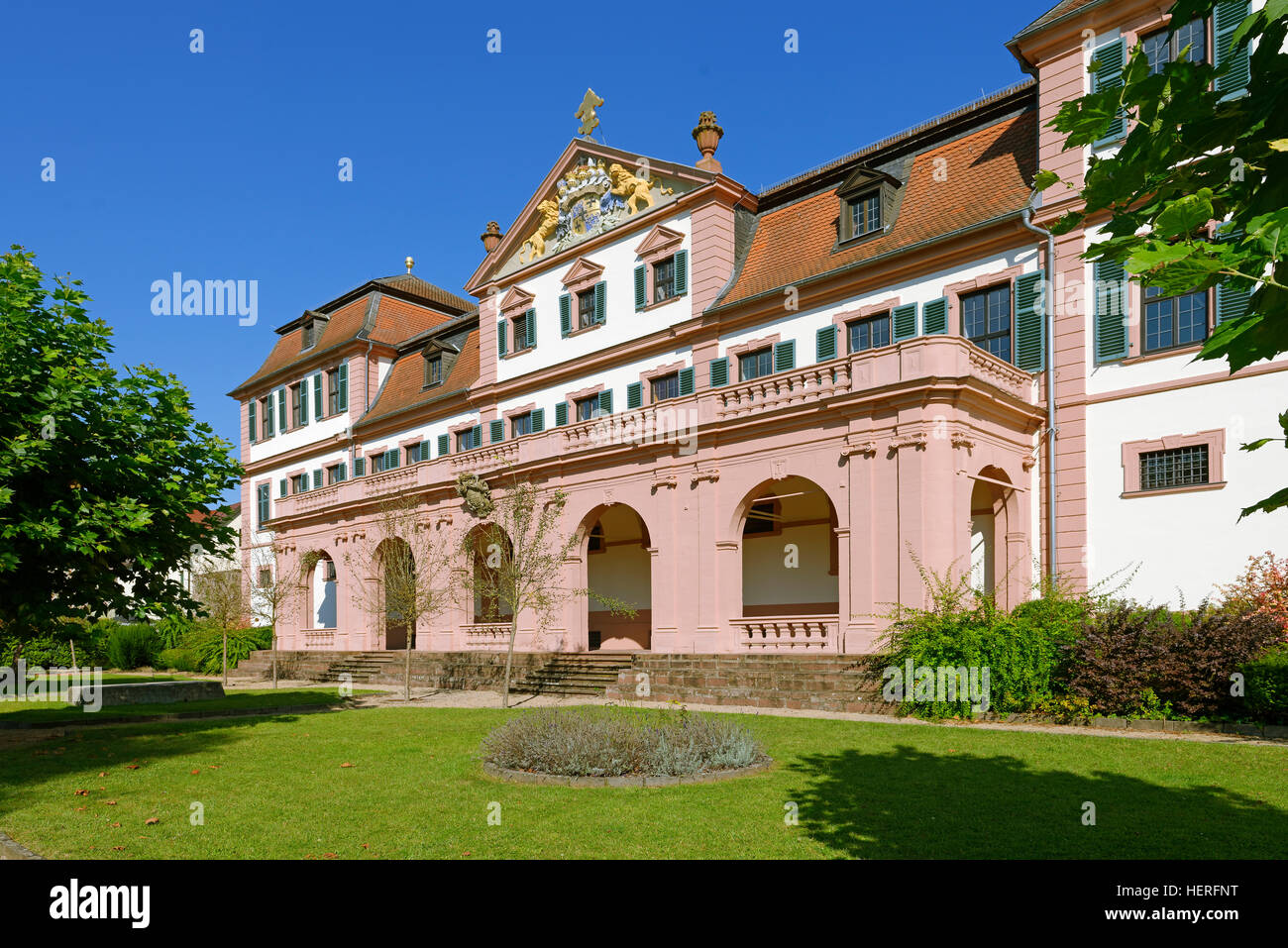 Kellereischloss, Castello Rosso, a Hammelburg, bassa Franconia, Franconia, Baviera, Germania Foto Stock