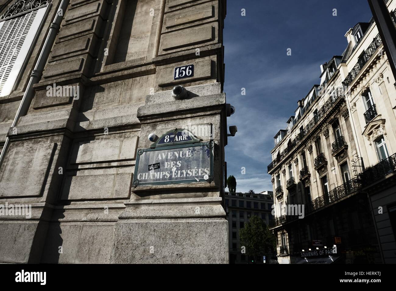 Ai Campi Elisi, Parigi Foto Stock
