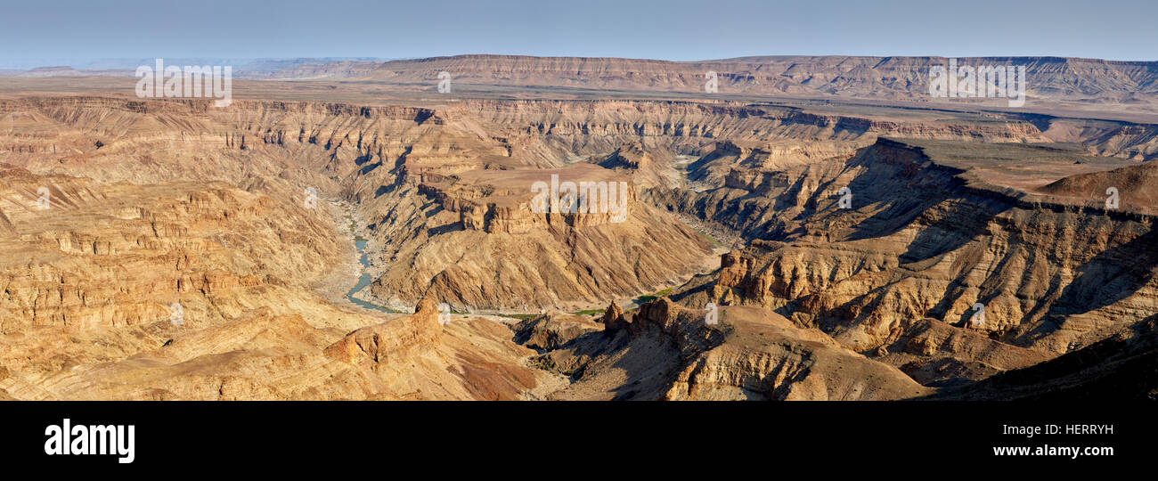 Il Fish River Canyon Panorama, Namibia, Africa Foto Stock