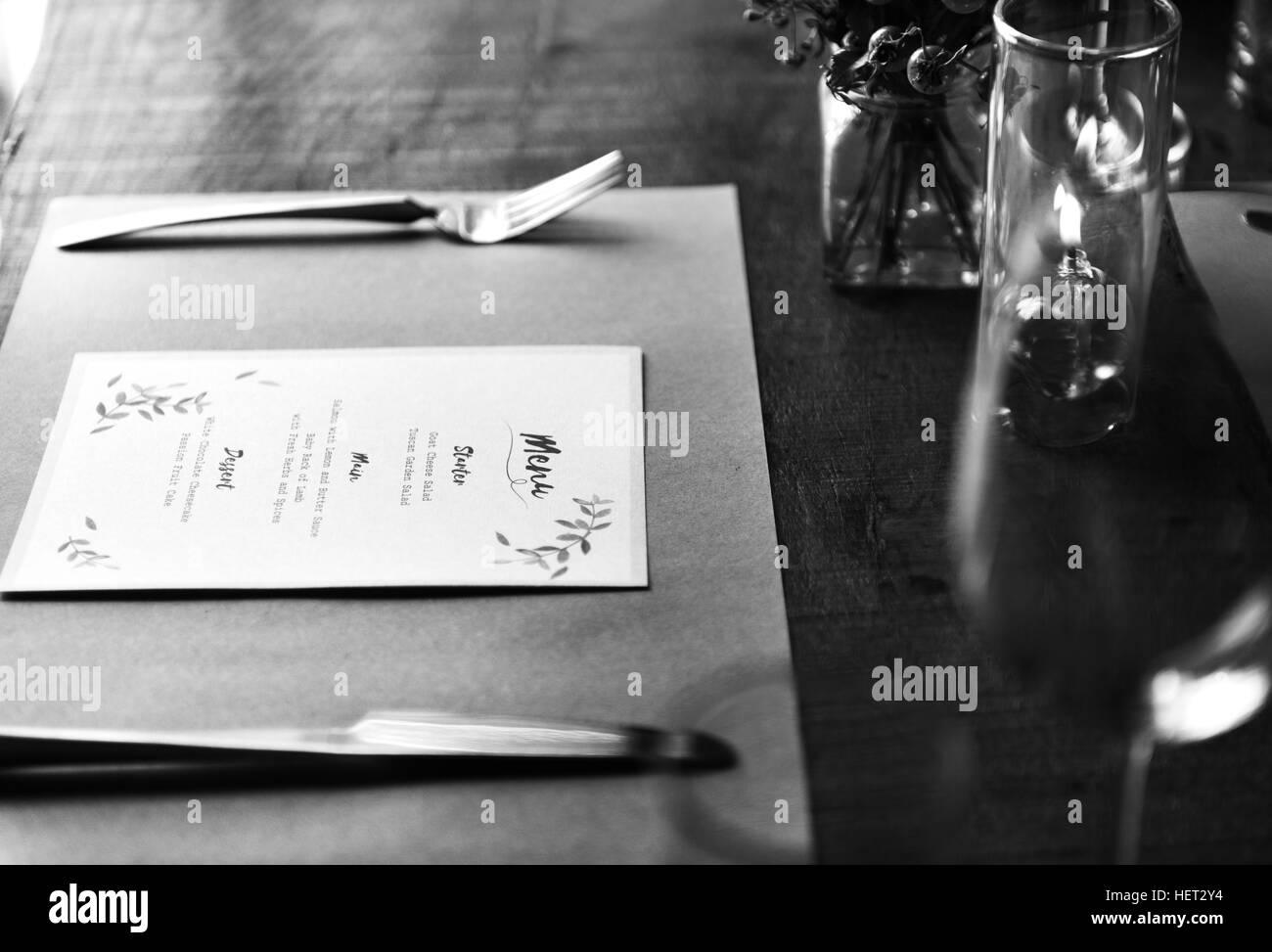 Ristorante di refrigerazione lo stile di vita di classe riservati Concept Foto Stock