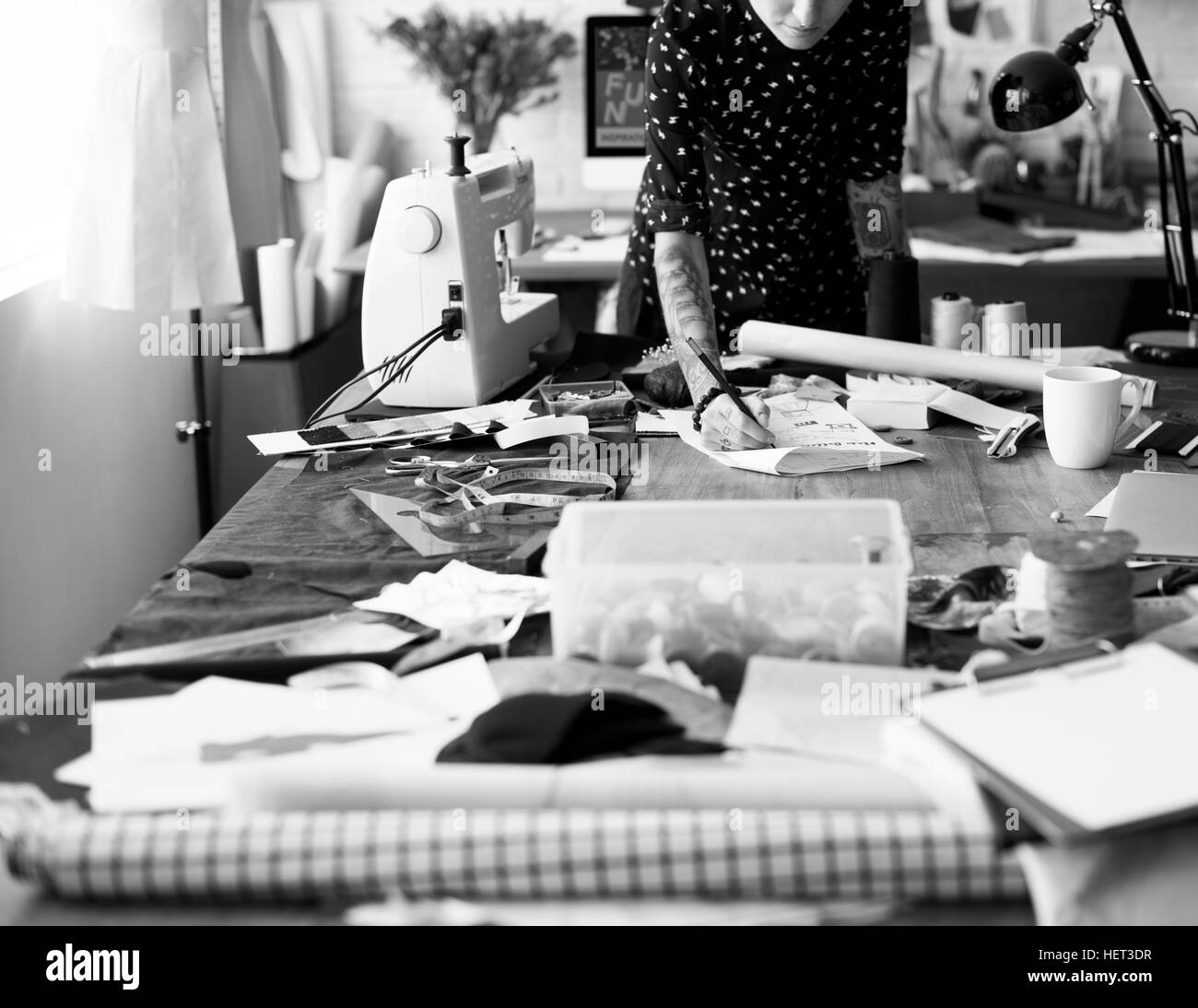 Creative Design vestire moda Concetto elegante Foto Stock