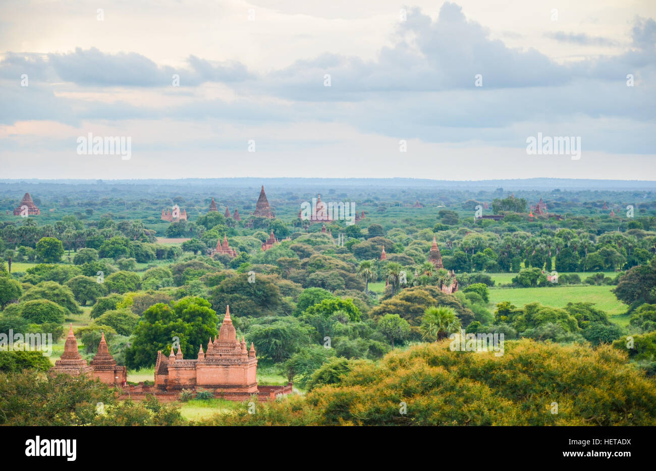 Antichi templi di Bagan, Myanmar Foto Stock