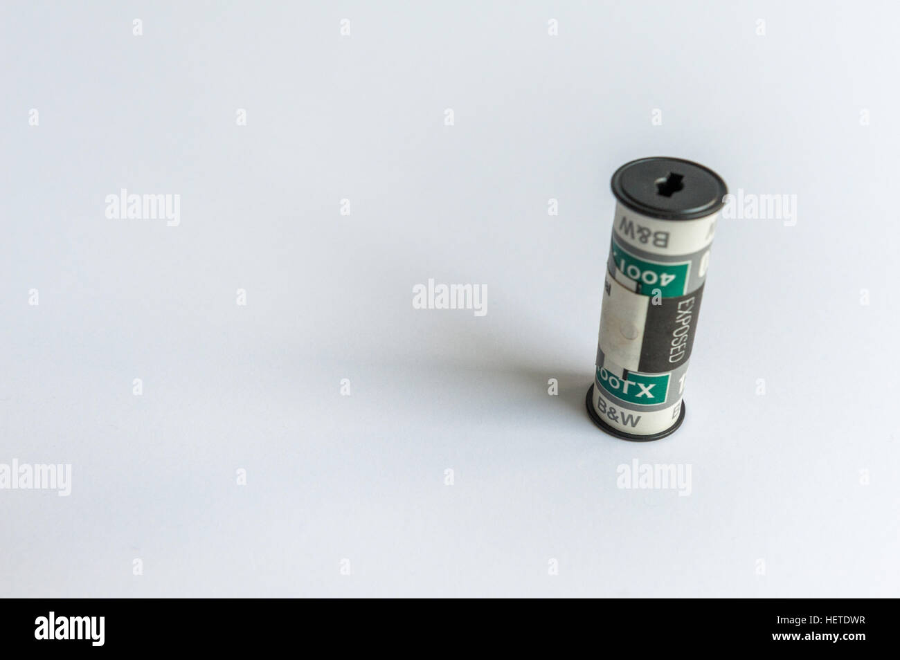 120 mm - pellicola di medio formato - esposto Foto Stock