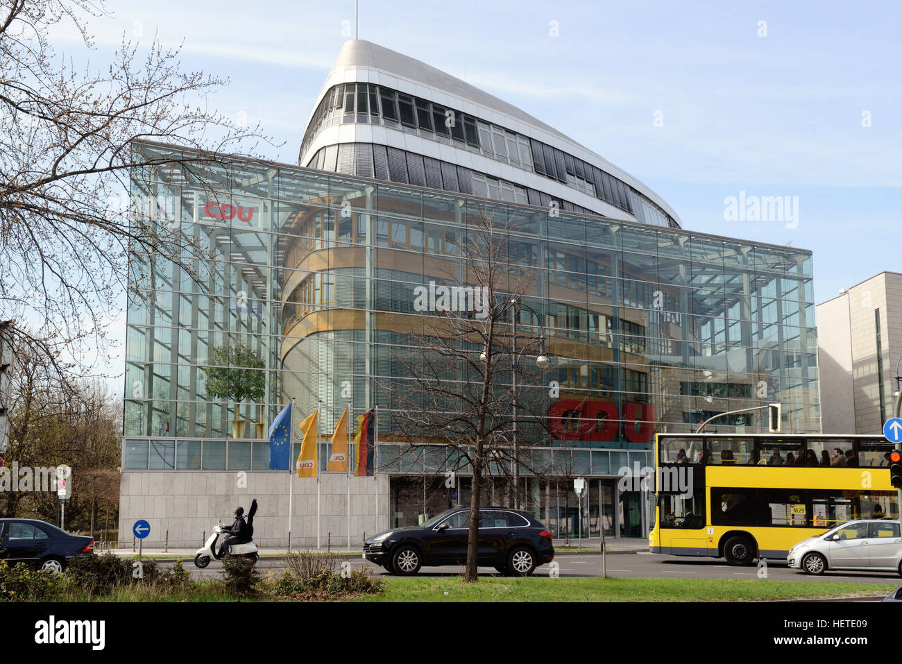 Germania Berlino: CDU presso la sede centrale Foto Stock