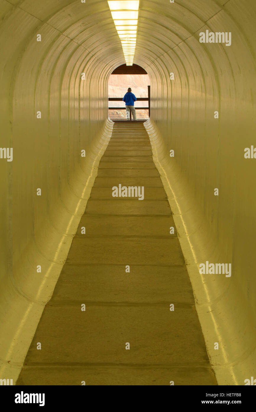 Berkeley Pit tunnel, Butte, Montana Foto Stock