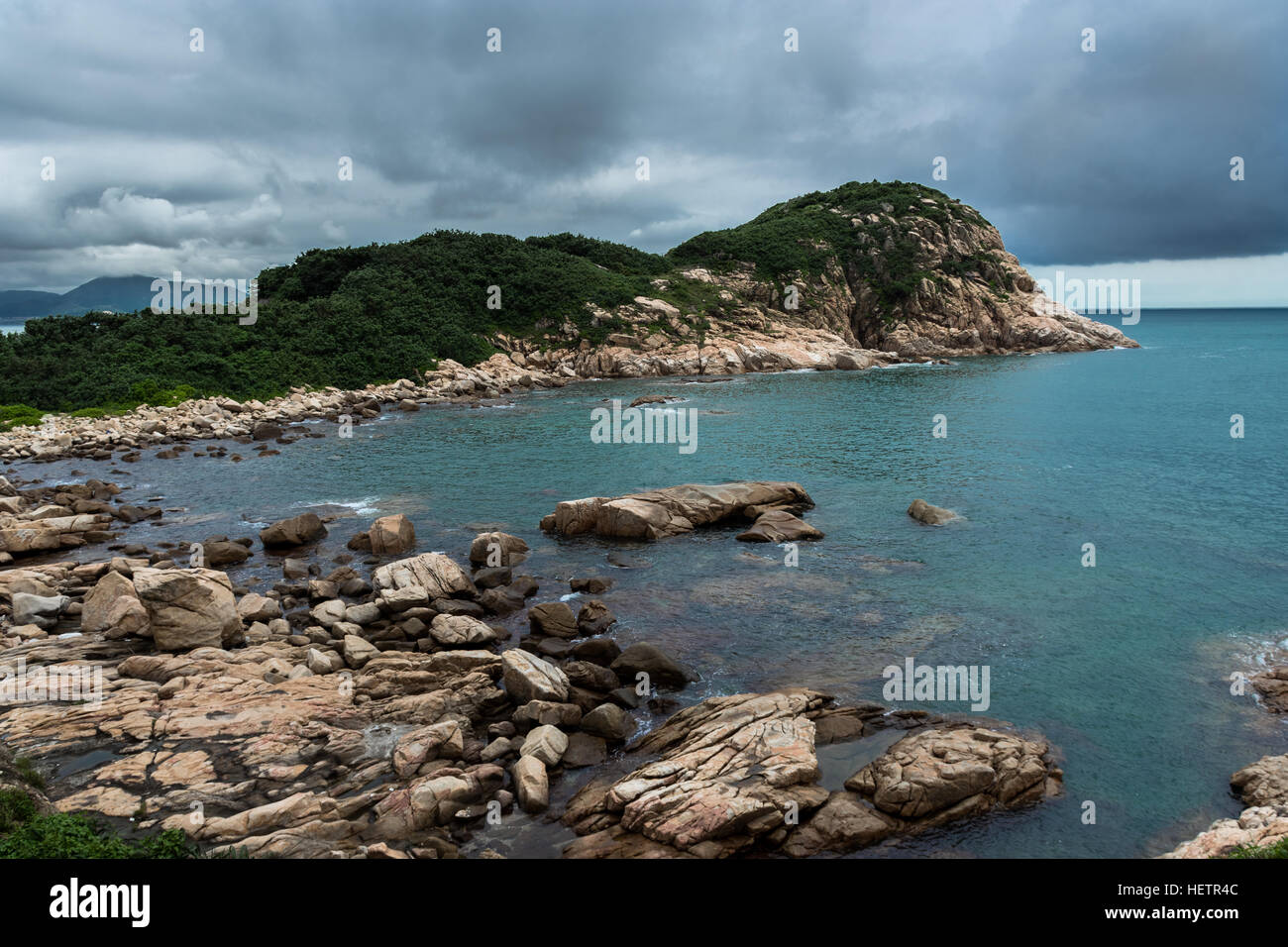Splendide rocce di hong kong Foto Stock