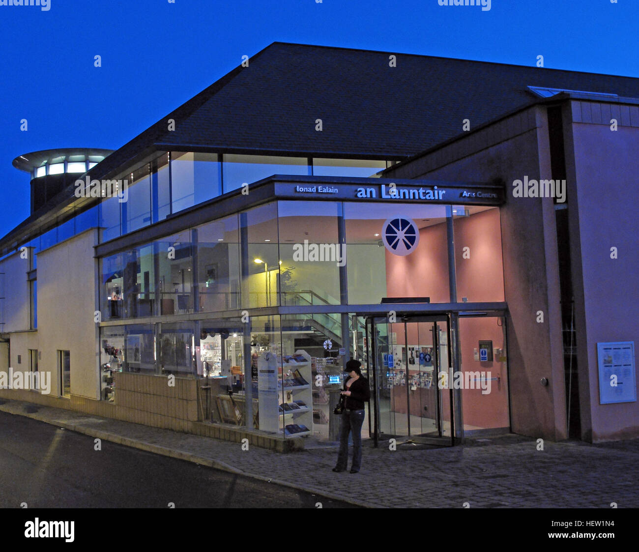 Stornoway isola di Lewis, un Lanntair Arts Center,Scozia, Regno Unito Foto Stock