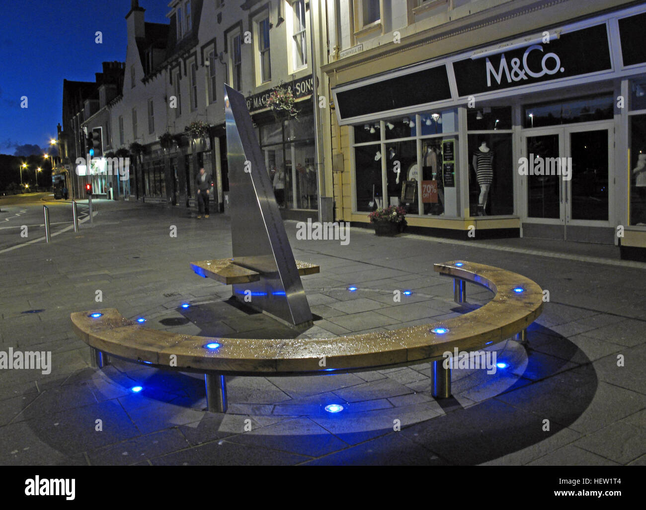 Stornoway isola di Lewis Centro Città Foto Stock