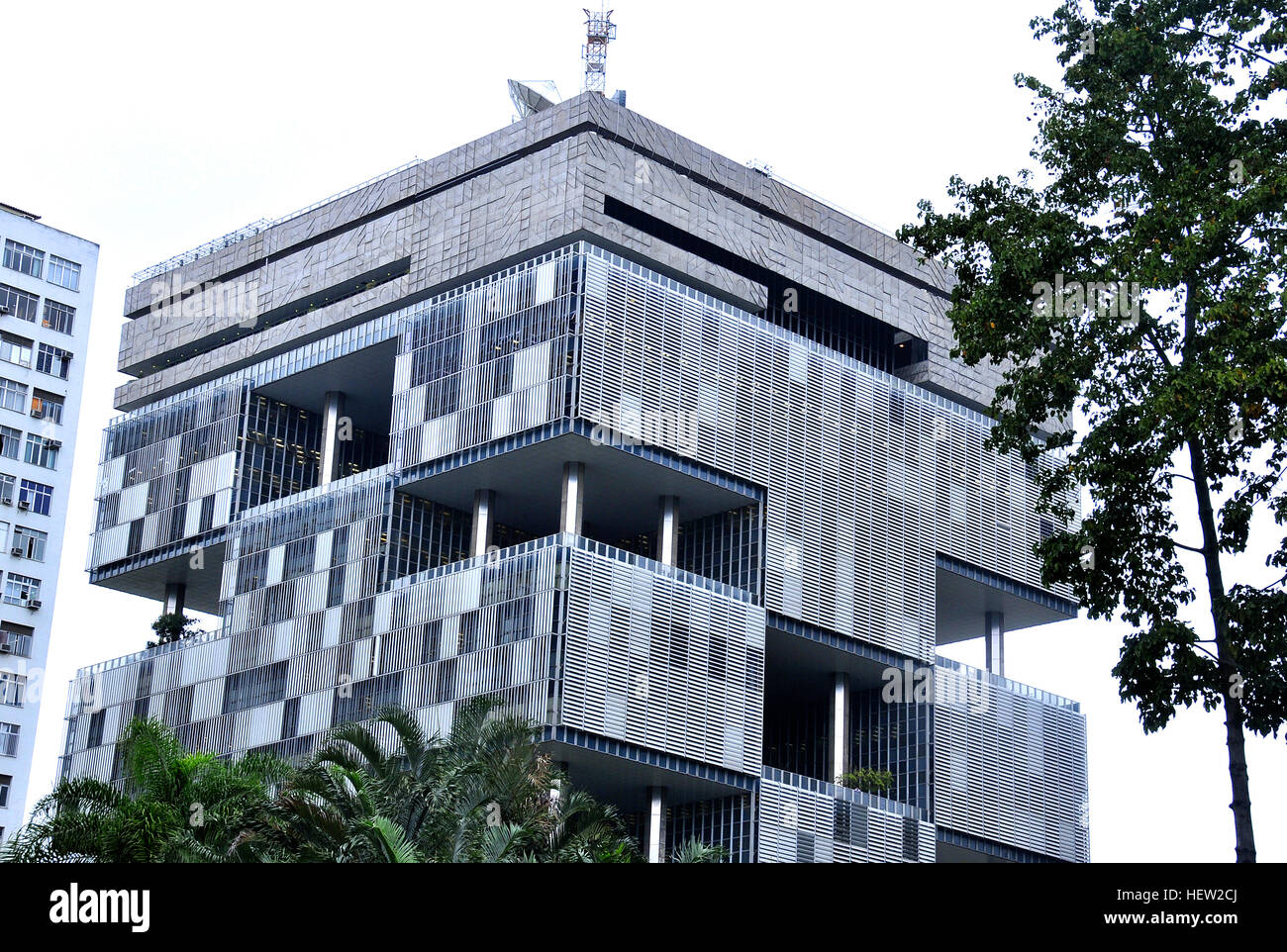 Petrobras headquarters building centro di Rio de Janeiro in Brasile Foto Stock