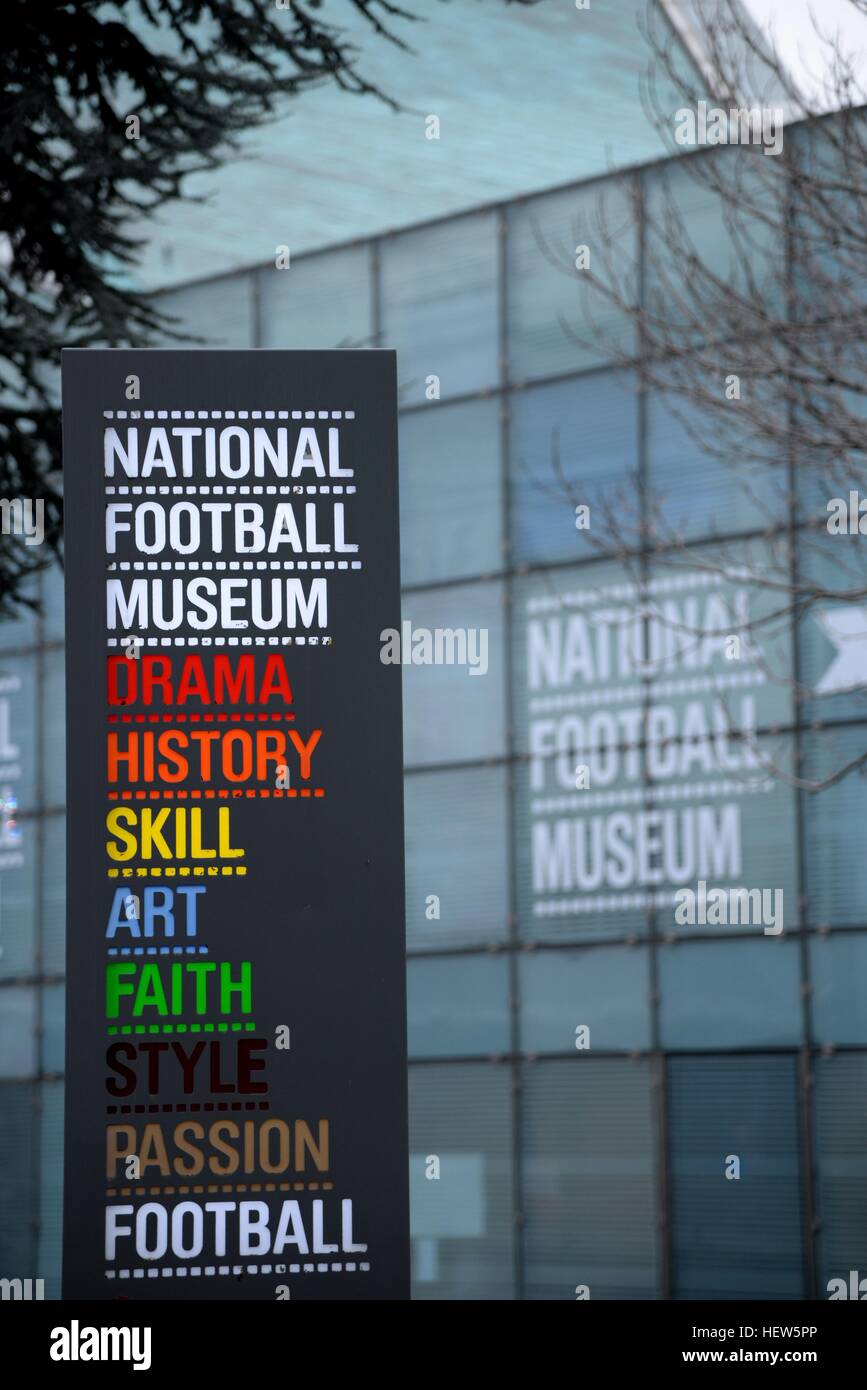 Museo Nazionale del Calcio, Manchester Foto Stock