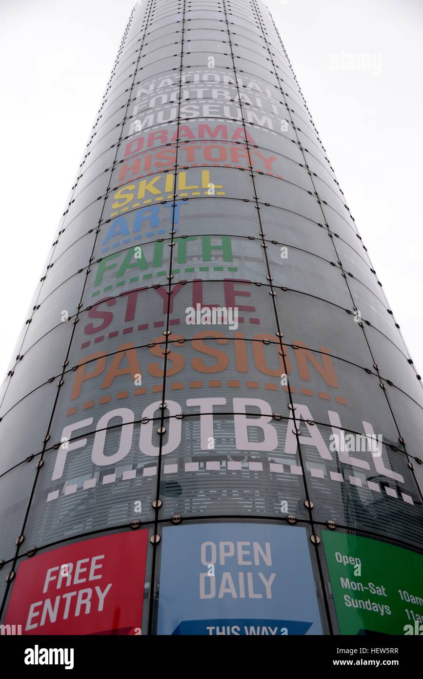 Museo Nazionale del Calcio, Manchester Foto Stock