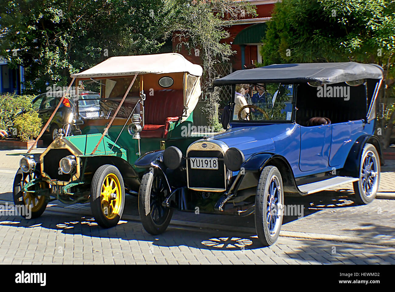 Appropr iat (,),blu Ford,auto,mostra le vecchie autovetture,auto d'Epoca Foto Stock