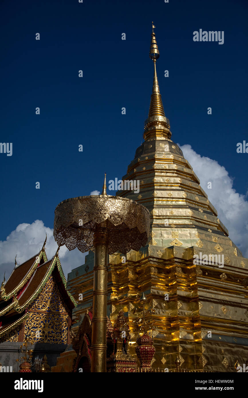 Wat Doi Suthep Chiangmai Foto Stock